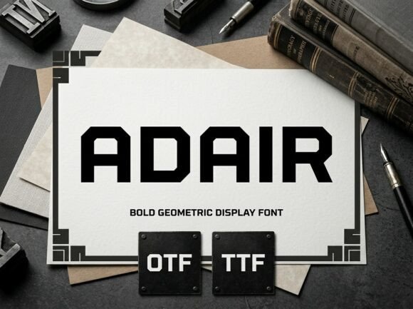 Adair: A Display Font That Commands Attention—Thoughtfully