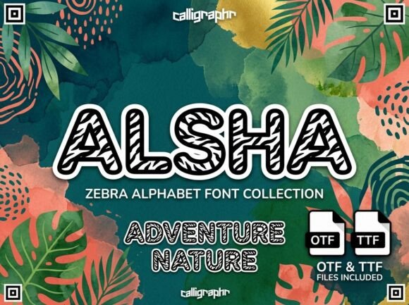 Alsha: A Bold Display Font for Digital Brand Impact