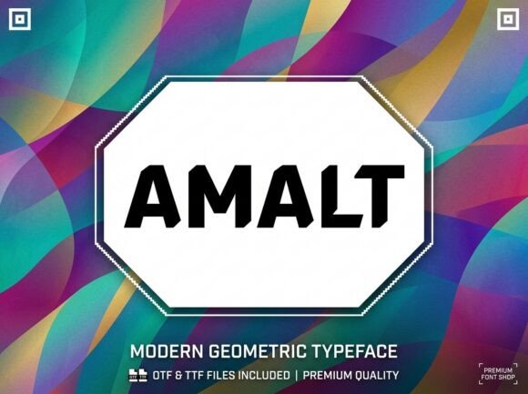 Amalt: A Display Typeface That Makes Your Brand Look Instantly Polished