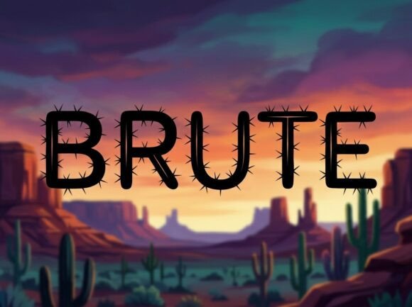 Brute: A Rugged Display Font That Anchors Digital Branding