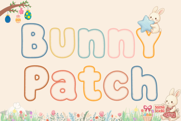 Bunny Patch: A Display Font That Feels Like Hand-Stitched Charm