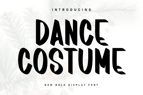 Dance Costume: A Handwritten Display Font for Editorial Charm
