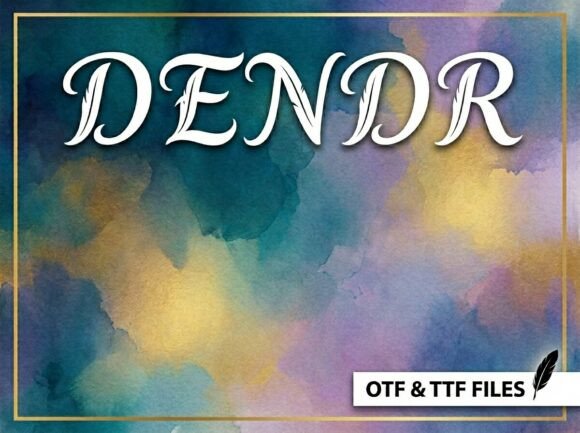 Dendr: A Display Font That Commands Attention—Without Losing Clarity
