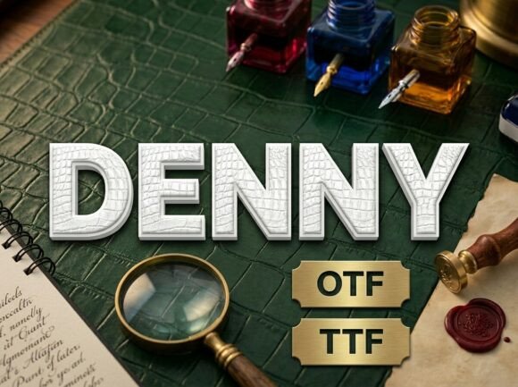 Denny: A Bold Display Font That Commands Attention