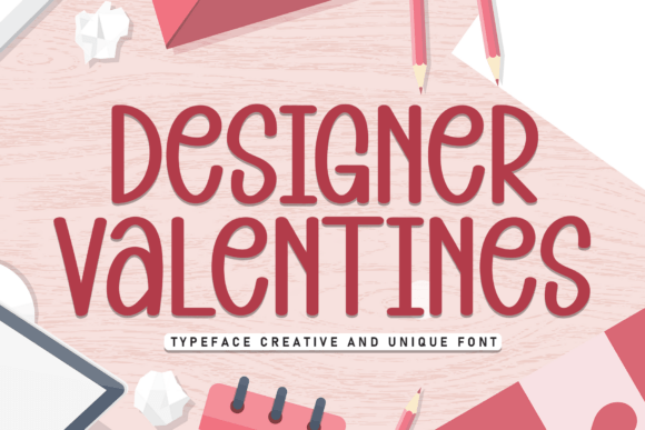 Designer Valentines: A Playful Handwritten Font for Digital Brand Moments