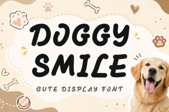 Doggy Smile: A Playful Display Font That Puts Personality on Your Packaging