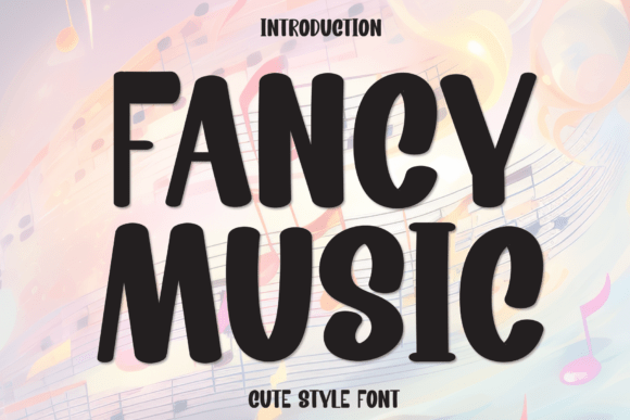 Fancy Music: A Distinctive Display Font for Editorial Design