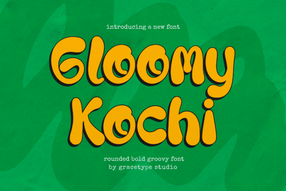 Gloomy Kochi: A Display Typeface That Anchors Retro Soul in Modern Branding