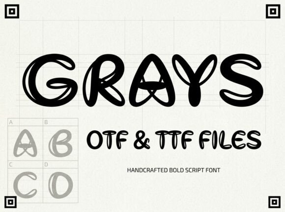 Grays: A Bold Display Font That Commands Attention
