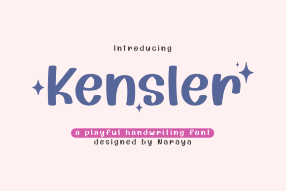Kensler: A Handwritten Display Font That Feels Like Home