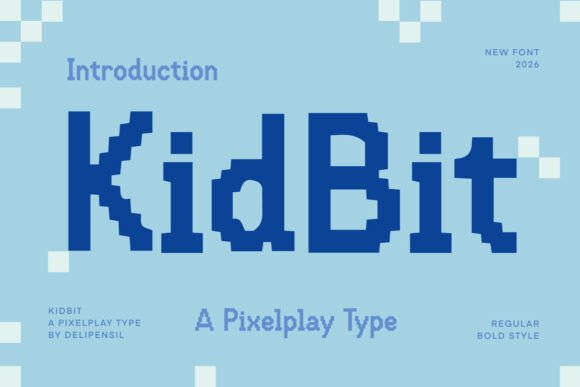 Kidbit: A Playful Yet Polished Display Font