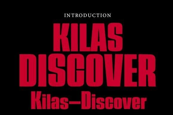 Kilas Discover: A Bold Display Font That Elevates Real Small Business Branding