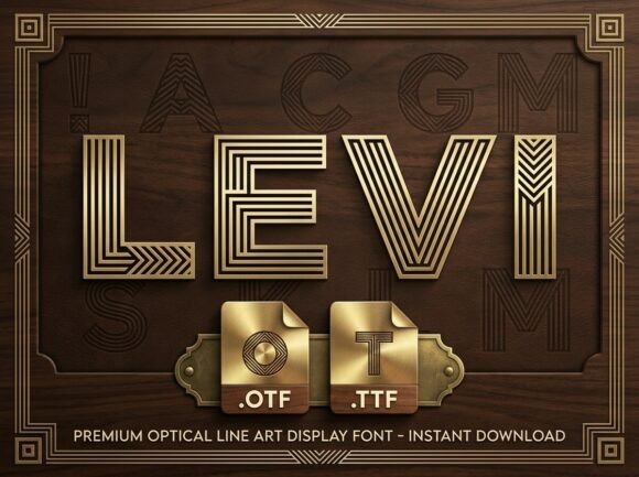 Levi: A Premium Display Font That Elevates Your Brand