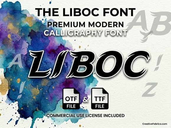 Liboc: A Premium Display Font for Modern Brand Storytelling