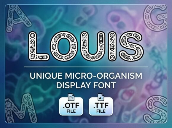 Louis: A Standout Display Font for Handmade Creators