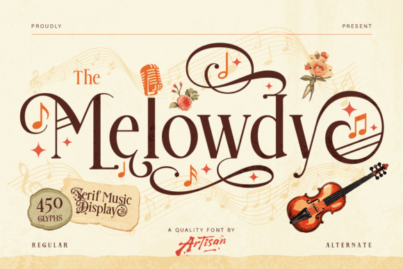 Melowdy: A Display Font That Elevates Brand Voice