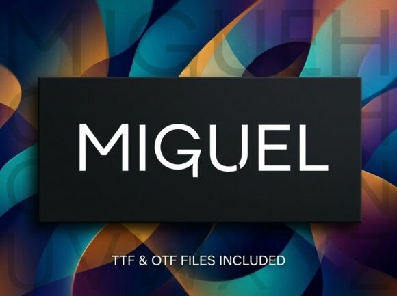 Miguel: A Bold Display Font for Digital Brand Impact
