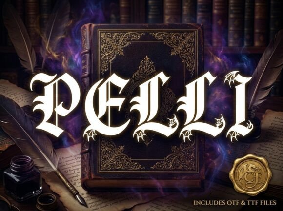 Pelli: A Standout Display Font for Small Business Branding