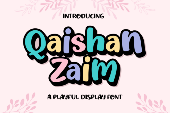 Qaishan Zaim: A Display Font That Earns Its Space