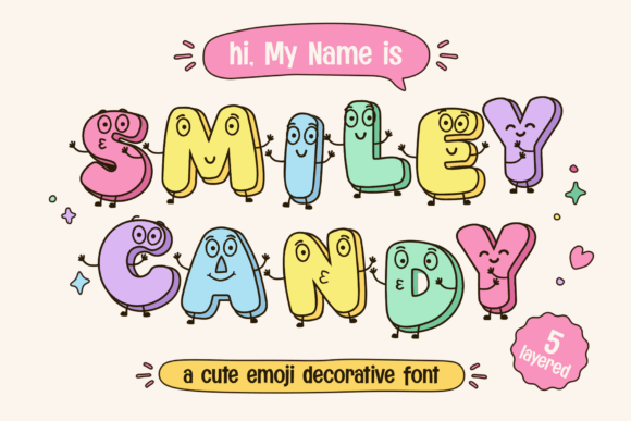 Smiley Candy: A Playful Display Font for Editorial Joy