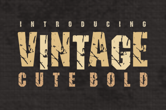 Vintage Cute Bold: A Display Font That Delivers Personality Without Sacrificing Clarity
